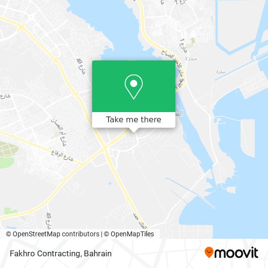Fakhro Contracting map