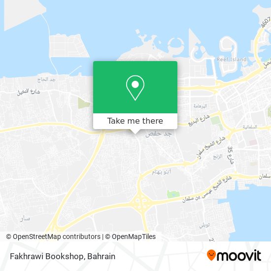 Fakhrawi Bookshop map