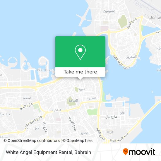 White Angel Equipment Rental map