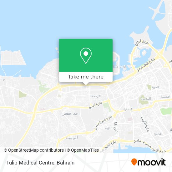 Tulip Medical Centre map