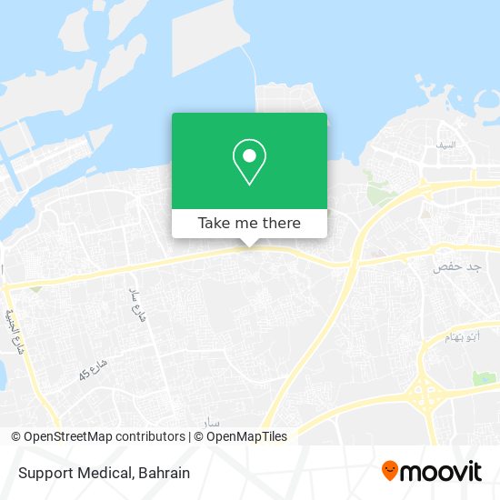 Support Medical map