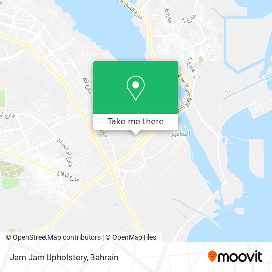 Jam Jam Upholstery map