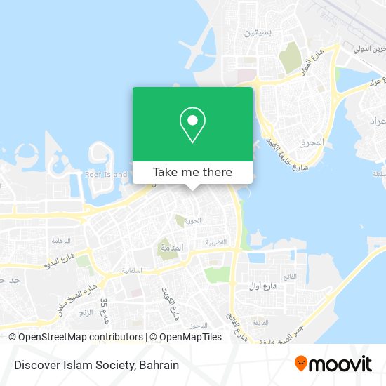 Discover Islam Society map