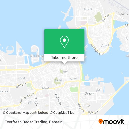 Everfresh Bader Trading map