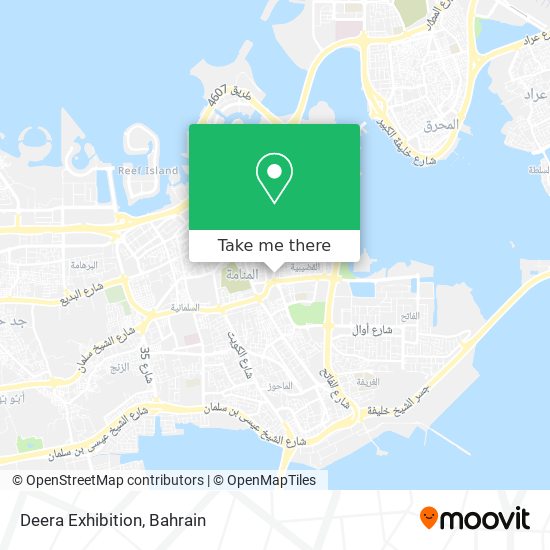 Deera Exhibition map