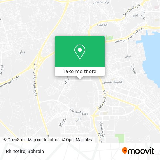 Rhinotire map