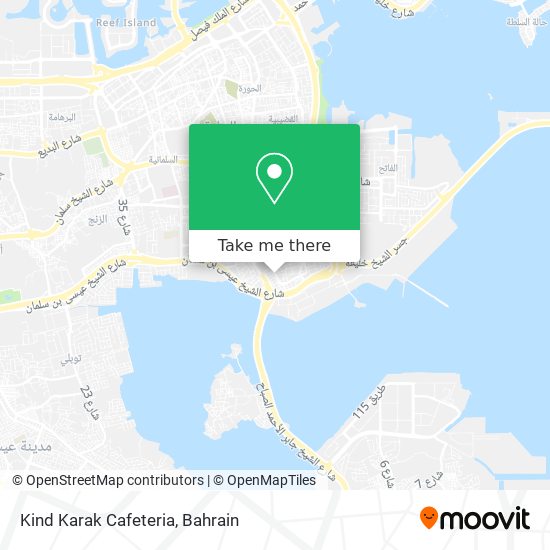 Kind Karak Cafeteria map