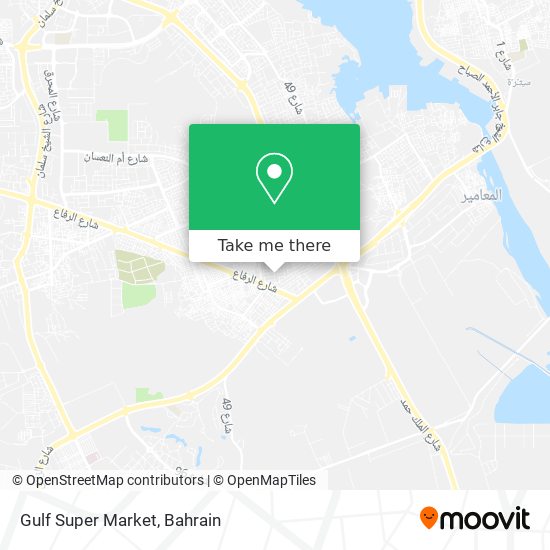 Gulf Super Market map