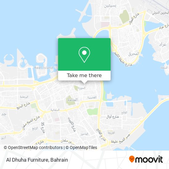 Al Dhuha Furniture map