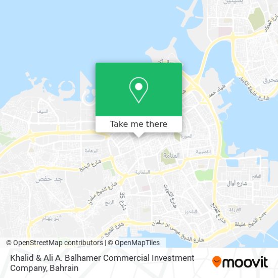 Khalid & Ali A. Balhamer Commercial Investment Company map