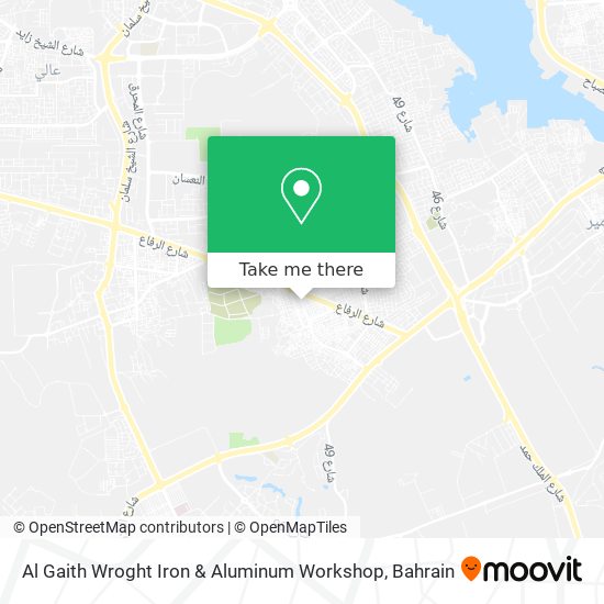 Al Gaith Wroght Iron & Aluminum Workshop map