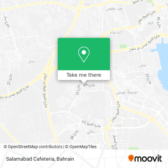 Salamabad Cafeteria map