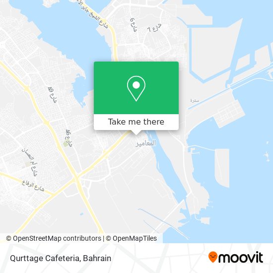 Qurttage Cafeteria map
