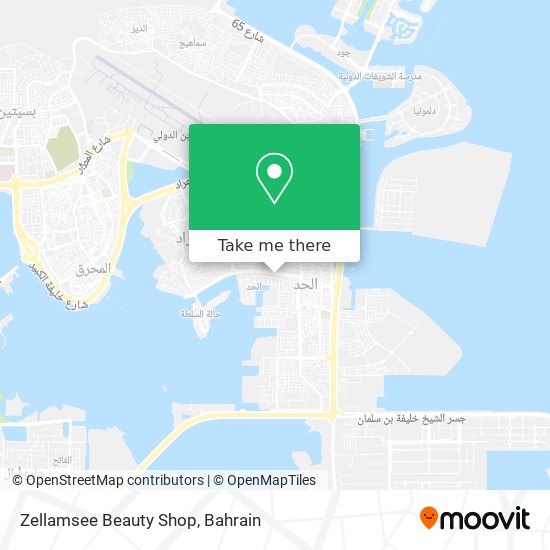 Zellamsee Beauty Shop map