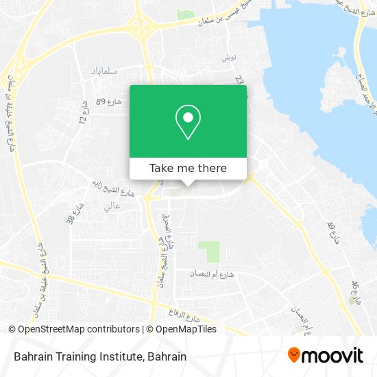 Bahrain Training Institute map