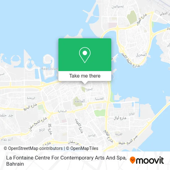 La Fontaine Centre For Contemporary Arts And Spa map