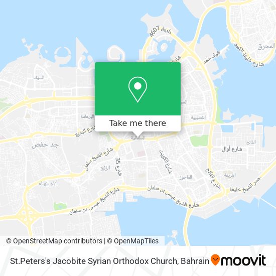 St.Peters's Jacobite Syrian Orthodox Church map