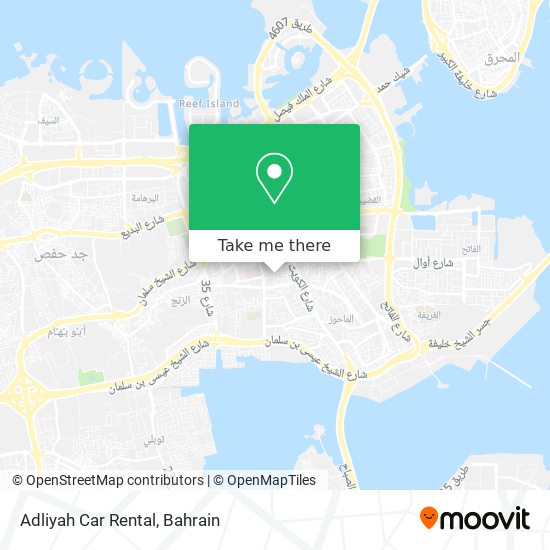 Adliyah Car Rental map