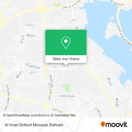 Al Iman School Mosque map