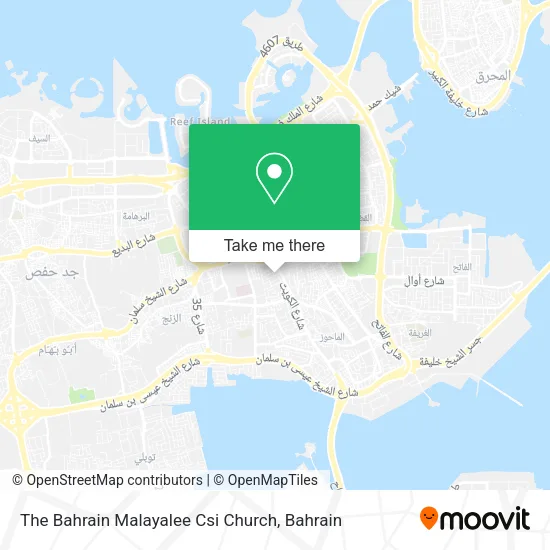 The Bahrain Malayalee Csi Church map