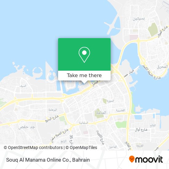 Souq Al Manama Online Co. map