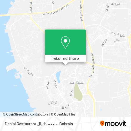 Danial Restaurant مطعم دانيال map