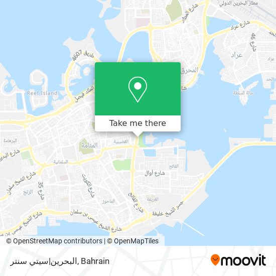 البحرين|سيتي سنتر map