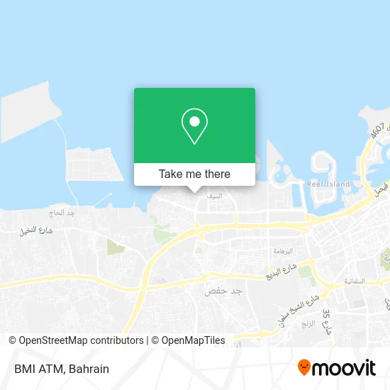 BMI ATM map