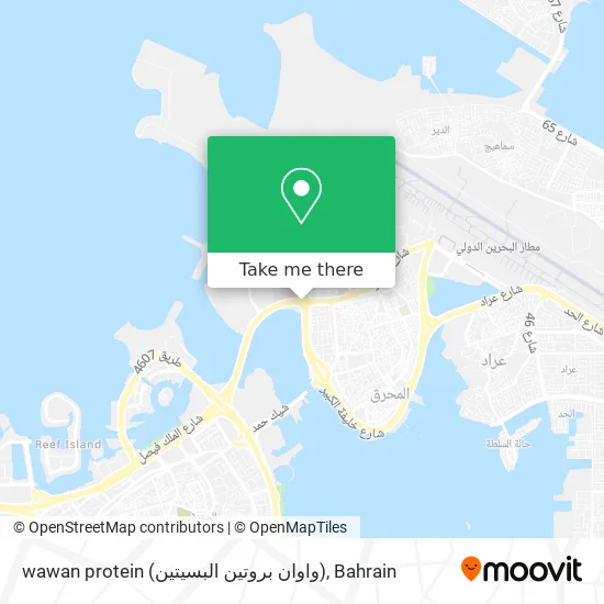 wawan protein (واوان بروتين البسيتين) map