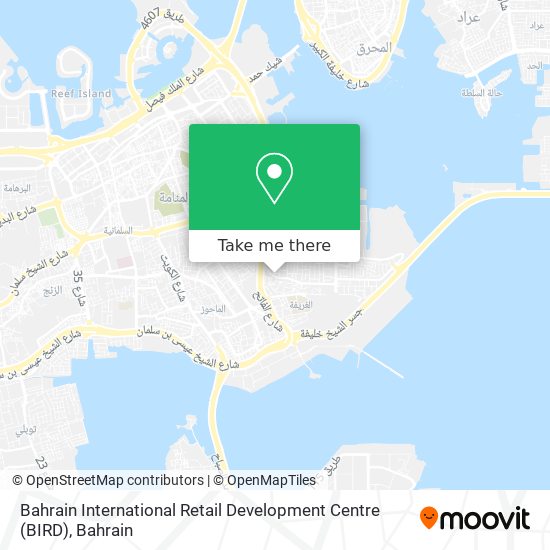 Bahrain International Retail Development Centre (BIRD) map