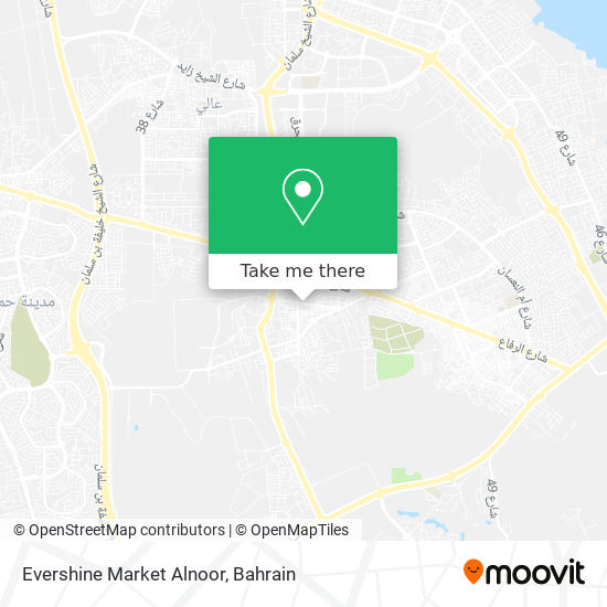 Evershine Market  Alnoor map