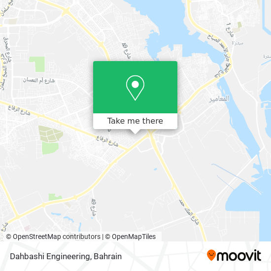 Dahbashi Engineering map