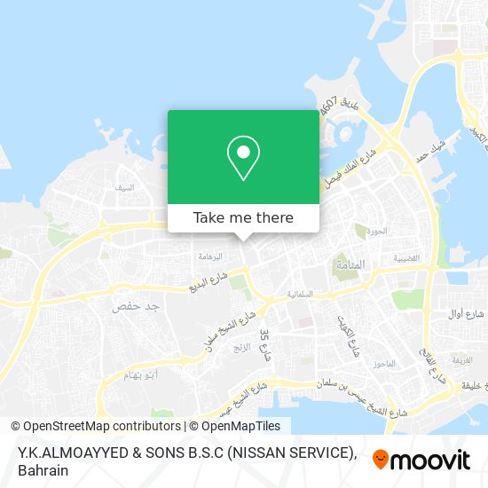 Y.K.ALMOAYYED & SONS B.S.C (NISSAN SERVICE) map