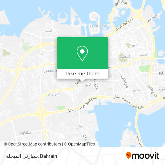 سيارتي المبجلة map