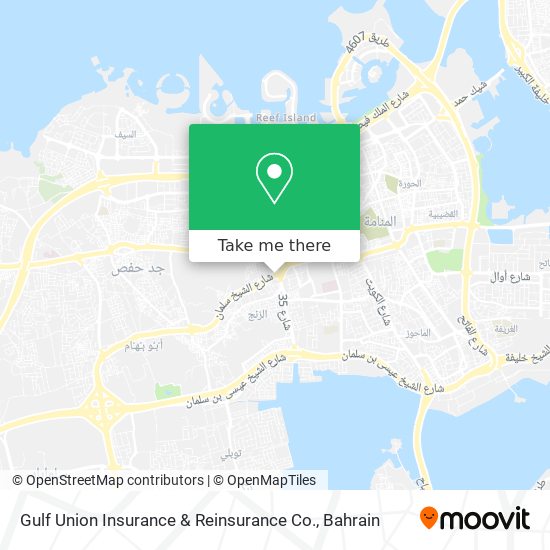 Gulf Union Insurance & Reinsurance Co. map