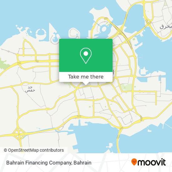 Bahrain Financing Company map