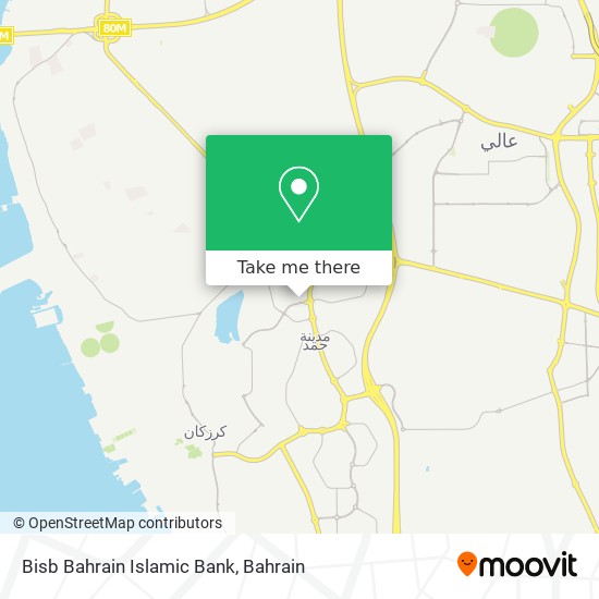 Bisb Bahrain Islamic Bank map