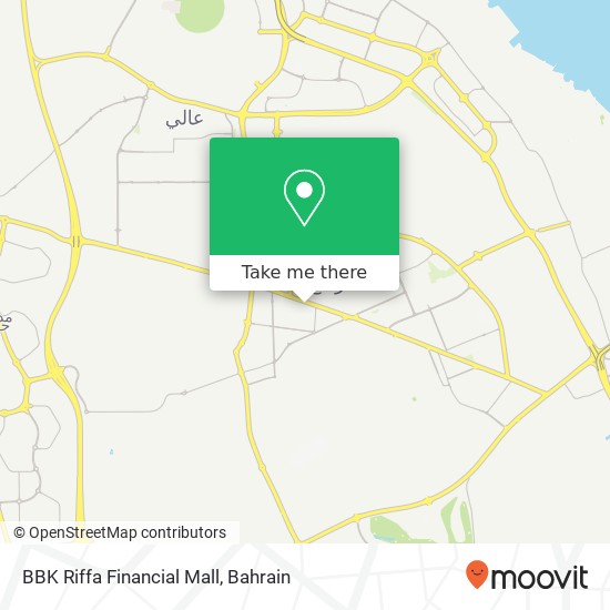 BBK Riffa Financial Mall map