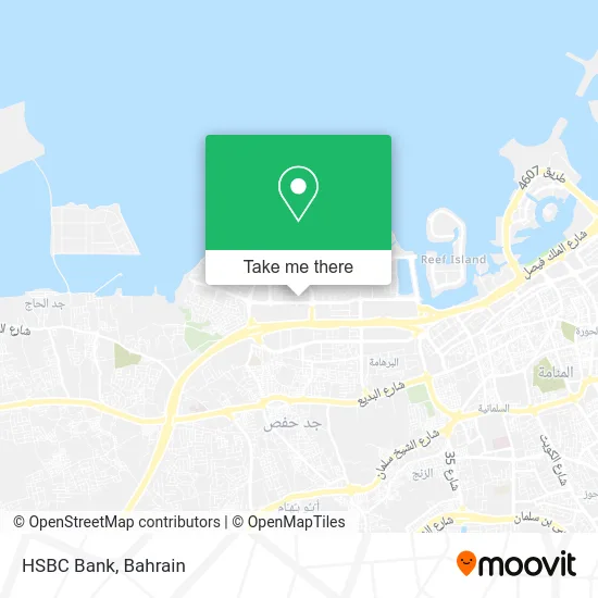 HSBC Bank map