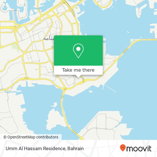 Umm Al Hassam Residence map