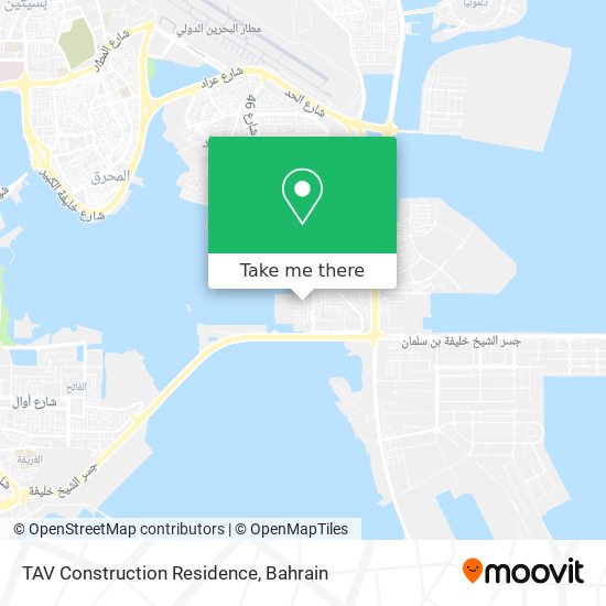 TAV Construction Residence map