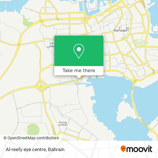 Al-reefy eye centre map