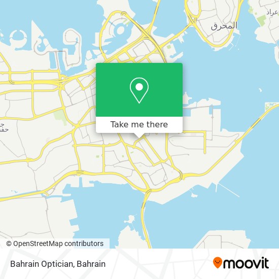 Bahrain Optician map