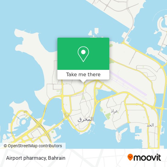 Airport pharmacy map