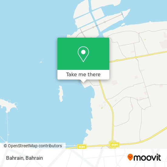 Bahrain map