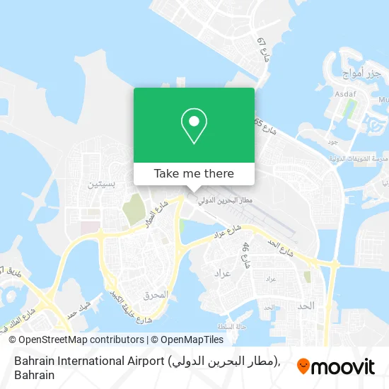 Bahrain International Airport (مطار البحرين الدولي) map