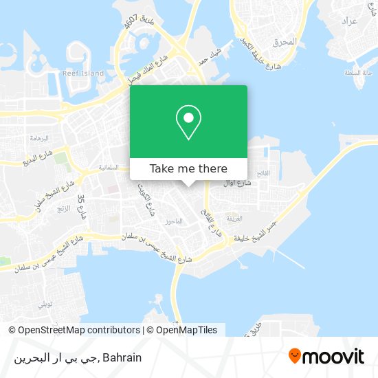 جي بي ار البحرين map