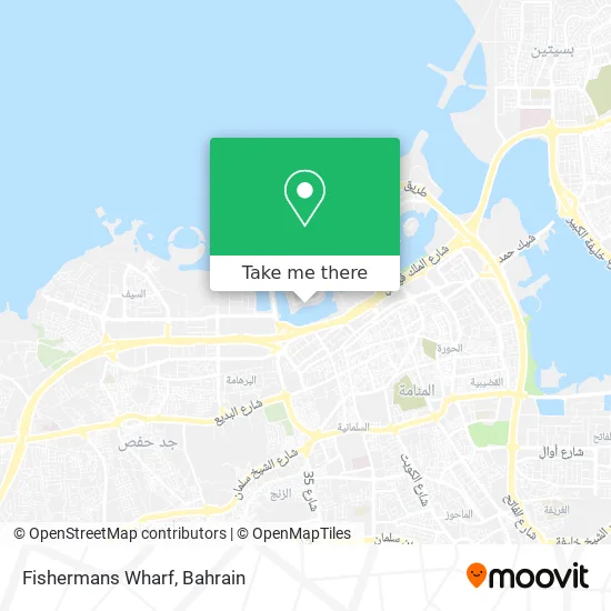 Fishermans Wharf map