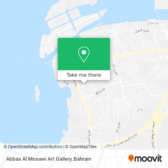 Abbas Al Mosawi Art Gallery map