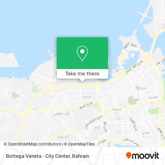 Bottega Veneta - City Center map